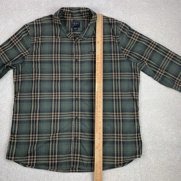 Fox Heritage Forged Plaid Long Sleeve Button Down Men’s Size XXL - Picture 13 of 14